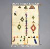 Colorful Azilal Rug, handmade Moroccan rug | Area Rug in Rugs by Benicarpets