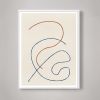 Scandinavian Minimalist Abstract Line Drawing, Mid-Century | Prints by Capricorn Press. Item made of paper compatible with boho and minimalism style