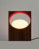 Gemma Oval | Red Accent | Pendants by La Loupe