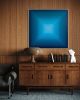 Either | Oil And Acrylic Painting in Paintings by Ashley Ravidas. Item made of canvas works with minimalism & mid century modern style
