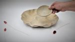 Earth Tone Ceramic Serving Plate and Bowl Set | Serving Tray in Serveware by YomYomceramic