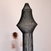 Khadija Macrame Lamp - Khol Black | Pendants by Hamimi