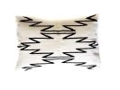 White Cleo Handwoven Cotton Decorative Throw Pillow Cover | Cushion in Pillows by Mumo Toronto. Item composed of cotton