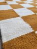Rustic Checkered Handwoven Area Rug | Rugs by Mumo Toronto Inc. Item made of fabric