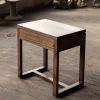 Flagg Side Table | Bedside Table | Storage by Alabama Sawyer | Tables by Alabama Sawyer. Item made of wood
