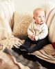 Pantelhó Baby Blanket - Black + Beige | Throw in Linens & Bedding by MINNA