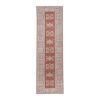 1960s Vintage Pastel Turkish Milas Runner Rug 2'11'' X 9'7'' | Area Rug in Rugs by Vintage Pillows Store