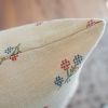 Tapestry Woven Diagonal Spring Flower Pillow 18x18 | Pillows by Vantage Design