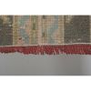 1970s Vintage Turkish Oushak Brown Wool Runner 1'9" X 8'6" | Runner Rug in Rugs by Vintage Pillows Store. Item made of cotton with fiber