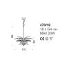 Alan Mizrahi IQ2117 Crystal Palm | Chandeliers by Alan Mizrahi Lighting Design