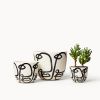 Cara Planters | Vases & Vessels by Franca NYC. Item composed of ceramic compatible with boho and minimalism style