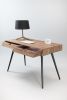 Solid Walnut Wood Desk | Tables by Manuel Barrera Habitables. Item made of walnut