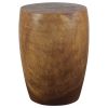 Haussmann® Wood Merlot End Table 15 D x 20 inch High Walnut | Tables by Haussmann®