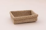 Woven Catchall Storage Tray | All Natural | Decorative Tray in Decorative Objects by NEEPA HUT. Item made of fiber