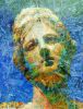 Remains of a Bright Dream – Colorful Classical Bust Painting | Mixed Media in Paintings by Dario Moschetta