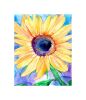 Zonnebloem | Prints by Brazen Edwards Artist. Item made of canvas with paper