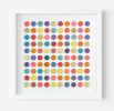 One Hundred Painted Dots Collage with Gold | Paintings by Amelia Coward