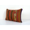 Striped Turkish Kilim Pillow Cover, Cottage Decor Kilim | Sham in Linens & Bedding by Vintage Pillows Store. Item made of cotton