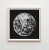 Square Black and White Moon Print, Moon Art, Moon Wall Decor | Prints by Capricorn Press. Item made of paper compatible with boho and industrial style