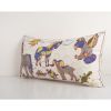 Suzani Animal Cushion Cover, Extra Long Embroidery Bird Cush | Pillows by Vintage Pillows Store