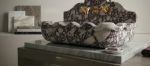 Classic style Calacatta Viola Marble Sink with Backsplash | Water Fixtures by AYMARBLEDESIGN LLC