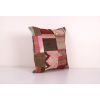 Vintage Turkish Patchwork Kilim Pillow, Organic Pillow Case | Cushion in Pillows by Vintage Pillows Store