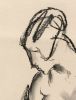 Vintage Figure Drawing | Black and white charcoal drawing | Drawings by Capricorn Press. Item composed of paper in boho or minimalism style