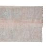 Vintage Faded Turkish Oushak Runner Rug 1'8" X 9'6" | Rugs by Vintage Pillows Store. Item composed of cotton & fiber