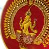 Lakshmi Goddess of Wealth Artwork, Handmade Embroidery Art P | Wall Hangings by MagicSimSim