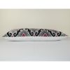 Ikat Lumbar Pillow Cover - Extra Long Silk Ikat Velvet Bench | Cushion in Pillows by Vintage Pillows Store