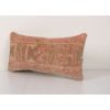 Anatolian Rug Pillow, Faded Lumbar Pillow Cover, Vintage Han | Cushion in Pillows by Vintage Pillows Store