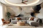 Midnight Bloom II — Bold Florals Luxury Wallpaper Mural | Wall Treatments by ELLE WALLS