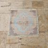 Square Faded Turkish Rug 2'4'' X 2'6'' | Area Rug in Rugs by Vintage Pillows Store