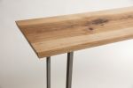 Wood and Metal Console Table | Studio Table | Tables by Alabama Sawyer. Item made of wood & steel