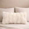 Erie Faux Fur Lumbar Pillow Cover, 12x20" | Pillows by Busa Designs