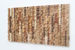 NATURAL WAVELENGTH 60"x30" | Wall Sculpture in Wall Hangings by Craig Forget. Item composed of oak wood in mid century modern or contemporary style