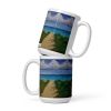 Coffee Mug - Edge of Calm - Coastal Pathway Scene | Work by Eman's Gallery