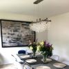 Matrix Crystal Linear Suspension Chandelier | Chandeliers by Michael McHale Designs. Item made of metal with glass