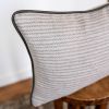 Beige and Brown Dashing Stripe Lumbar Pillow 12x18 | Pillows by Vantage Design