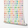 Color Grid Multi Wallpaper | Wall Treatments by Color Kind Studio. Item made of fabric with paper