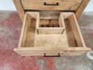 Model #1018 - Custom Single Sink Bathroom Vanity | Countertop in Furniture by Limitless Woodworking. Item composed of maple wood in mid century modern or contemporary style