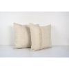 Set Organic Kilim Pillow Cover, Handwoven Turkish Kilim Pill | Cushion in Pillows by Vintage Pillows Store