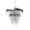 Tribeca Chandelier Pendant (9-Bulb) | Chandeliers by Michael McHale Designs. Item composed of glass