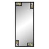 Contemporary Full Length Mirror With Stained Glass | Decorative Objects by Sand & Iron