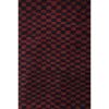 Checkered Turkish Tulu Rug - Wool Karapinar Shaggy Carpet | Area Rug in Rugs by Vintage Pillows Store