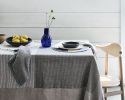 Windows Napkin - Charcoal | Linens & Bedding by MINNA