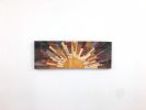 Sunrise At Night | Wall Sculpture in Wall Hangings by StainsAndGrains. Item composed of wood in contemporary or industrial style