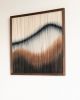FLOW I - Framed-Collection | Wall Sculpture in Wall Hangings by Rianne Aarts. Item composed of cotton and fiber