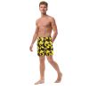 Men's Trunks - Golden Fracture - Geometric Minimalist | Work by Eman's Gallery