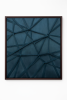 Dark Blue Textile Artwork - VERA | Wall Hangings by Rianne Aarts / Teddy and Wool Studio